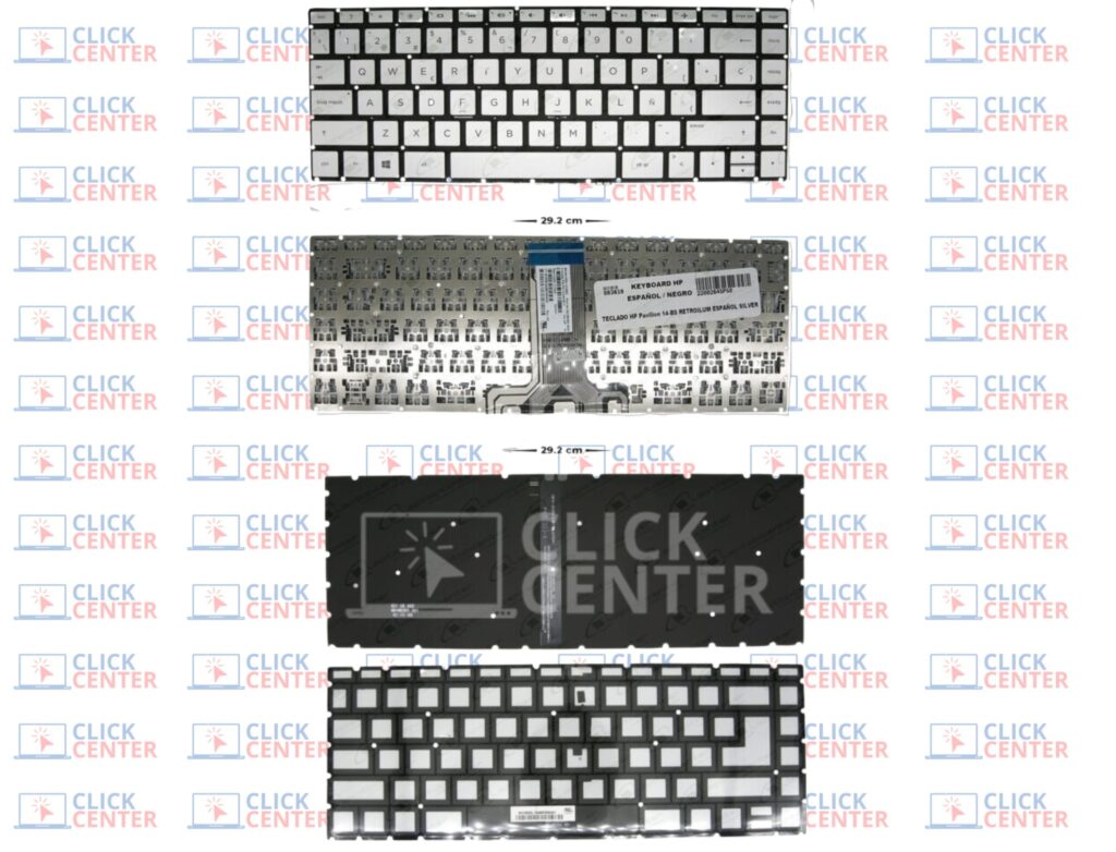 TECLADO HP Pavilion 14 BS 14 AV RETROILUMINADO ESPAÑOL SILVER Click