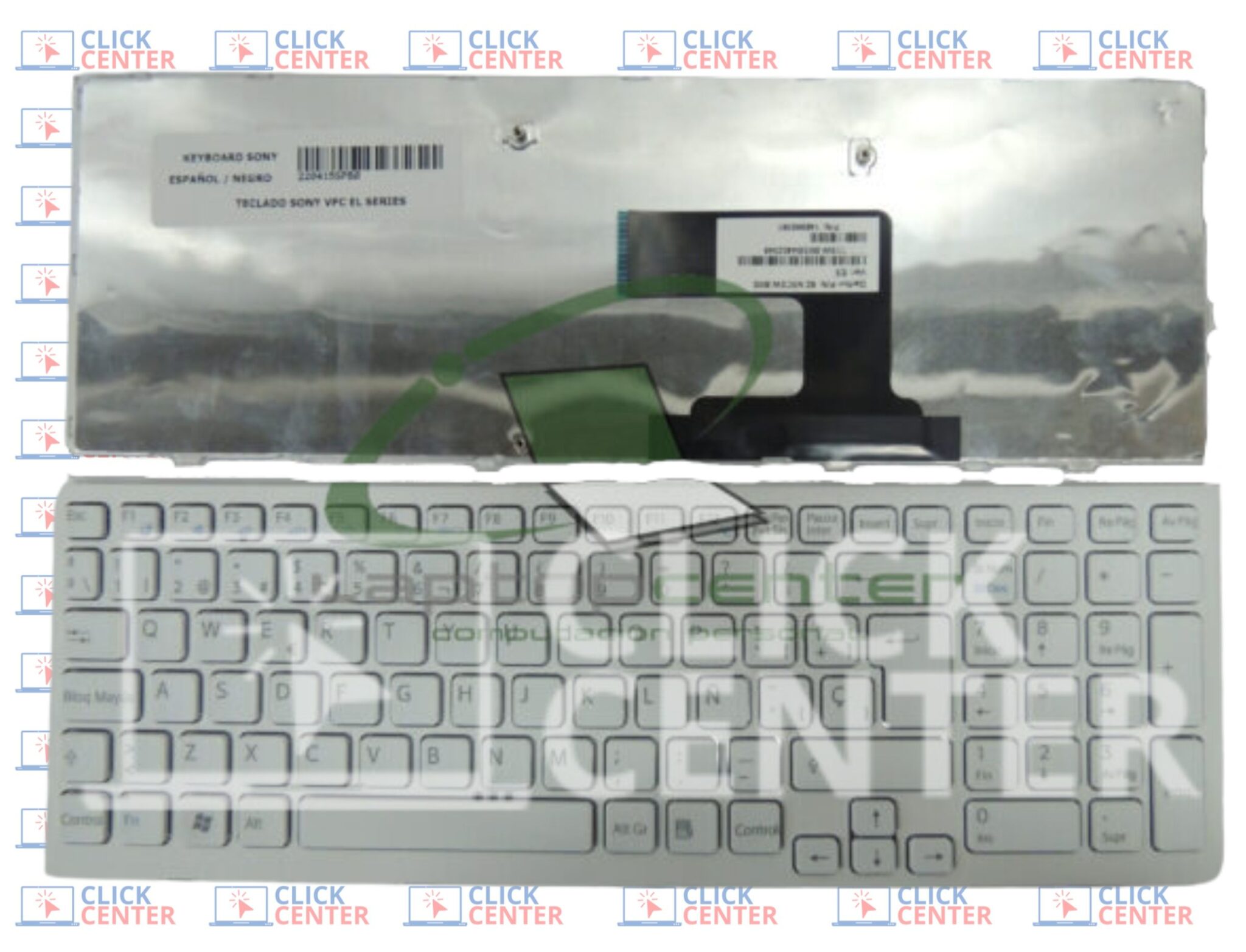 Teclado Sony Vpc El Con Frame Blanco Espa Ol Click Center