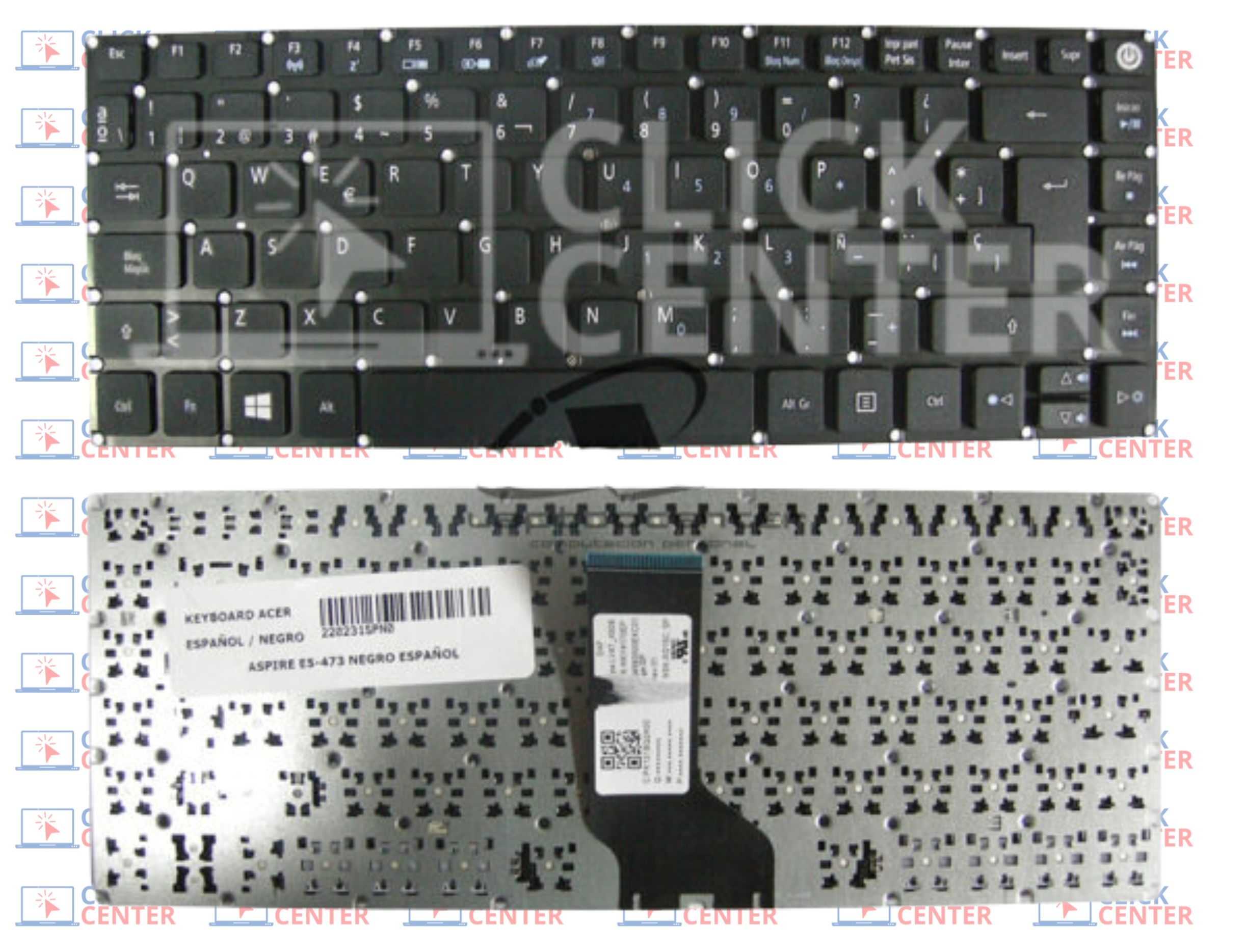 TECLADO ACER ASPIRE E5-473 NEGRO ESPAÑOL – Click Center